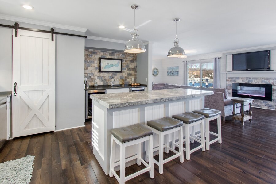 Modern Farmhouse Kitchen Design Photo by Wayfair